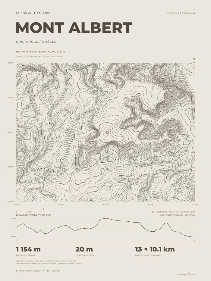 Mont Albert, art print — digital preview