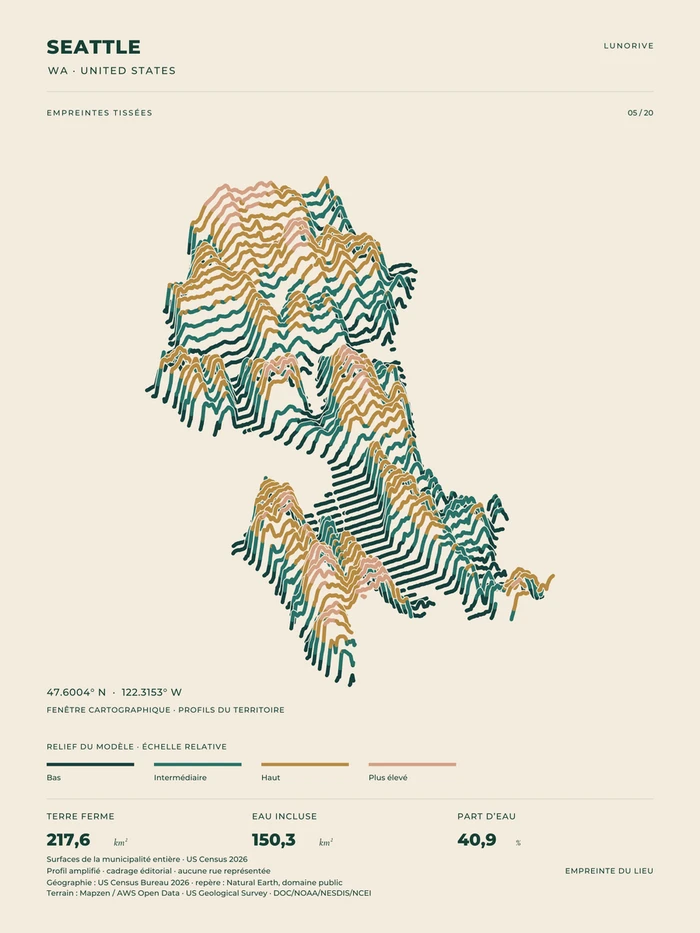 Seattle, art print — digital preview