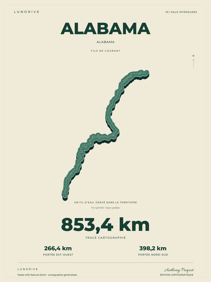 ALABAMA, art print — digital preview