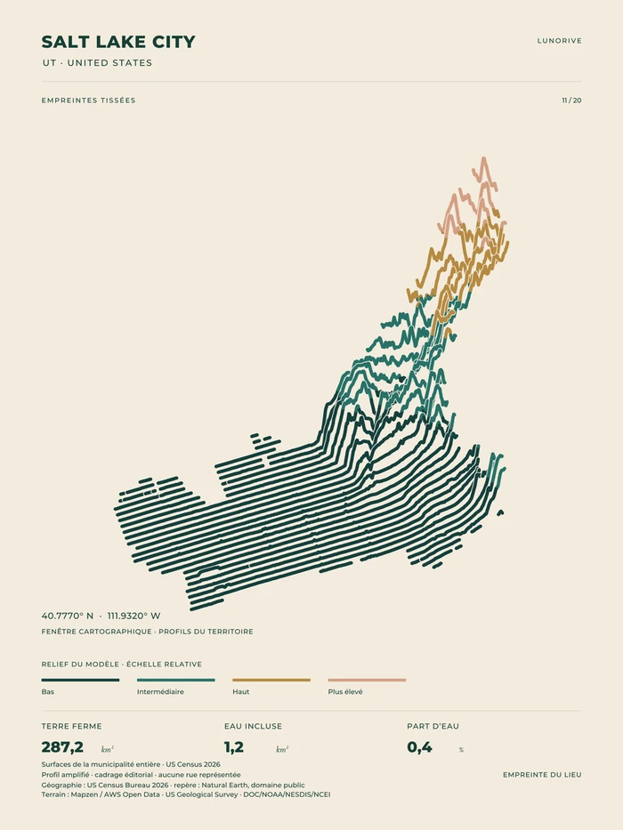 Salt Lake City, art print — digital preview